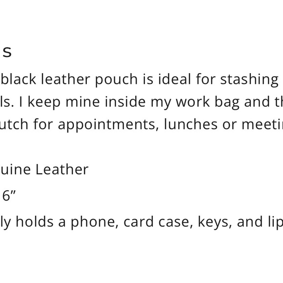 Tribe Alive Leather Clutch in Black - Picture 8 of 10